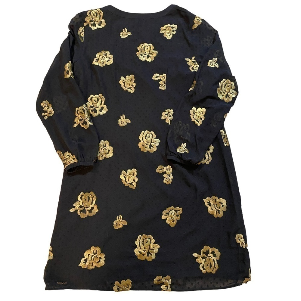 Cabi Limited Edition Floral Embroidered Occasion Dress Black M - Picture 4 of 11